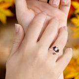 Pear Lotus Ring