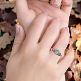 Floral Stone Ring