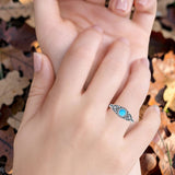 Floral Stone Ring