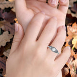 Floral Stone Ring