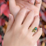 Bee Flower Ring