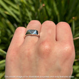 Oxidized Snake Ring