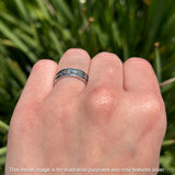 Oxidized Ankh Ring