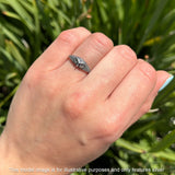 Oxidized Owl Ring