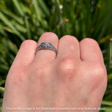 Oxidized Owl Ring