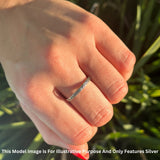 Swirl Bali Style Oxidized Beaded Band