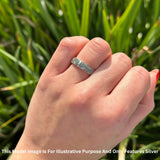 Swirl Bali Style Oxidized Beaded Band