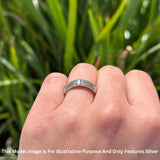 Swirl Bali Style Oxidized Beaded Band