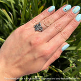 Oxidized Snake Ring
