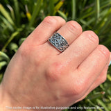 Triquetra Trinity Dragon Celtic Knot Ring