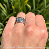 Triquetra Trinity Dragon Celtic Knot Ring