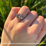 Octopus Tentacles Seawave Oxidized Ring