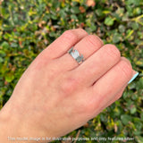Oxidized Waves Plain Rings