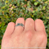 Oxidized Waves Plain Rings