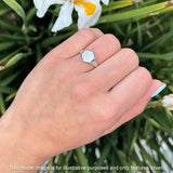 Geometric Hexagonal Signet Ring
