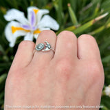 Sun Moon Oxidized Ring