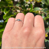 Oxidized Evil Eye Band