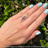 Oxidized Snake Ring