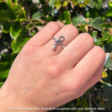 Oxidized Snake Ring
