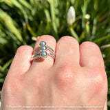 Three Ball Layered Ring