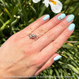 Three Ball Layered Ring