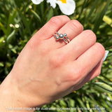 Three Ball Layered Ring