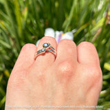 Three Ball Layered Ring