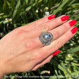 Oxidized Tiger Ring