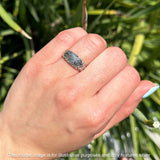 Oxidized Butterfly Ring