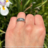 Oxidized Butterfly Ring