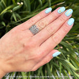 Filigree Butterfly Rings