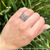 Filigree Butterfly Rings