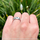 Stackable Berber Rings Oxidized Band