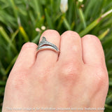 Oxidized Adjustable Whale Tail Rings
