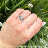 Oxidized Celtic Star Rings