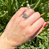 Oxidized Dragon Ring
