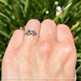 Oxidized Tentacles & Infinity Band Snake Rings