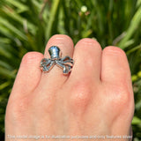 Oxidized Octopus Ring
