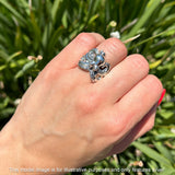 Oxidized Octopus Ring