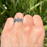 Oxidized Bat Ring