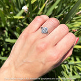 Oval Oxidized Mushroom Ring