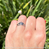 Oxidized Lotus Ring