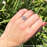 Celtic Raven Crescent Moon Rings