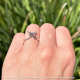 Heart Dragonfly Ring