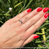 Oxidized Chevron Rings