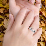  Oxidized Trinity Ring