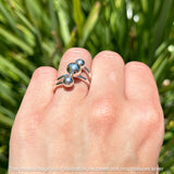 Three Ball Layered Ring