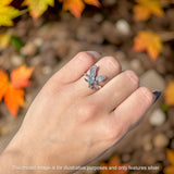 Flying Majestic Bald Eagle Ring