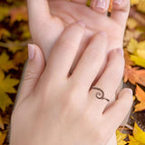  Oxidized Tentacle Octopus Ring