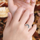 Crescent Moon Ring